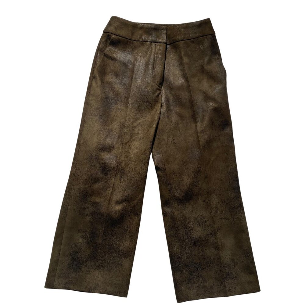 NWT Cordings T.Ba Khaki York Faux Leather Shooting Trousers